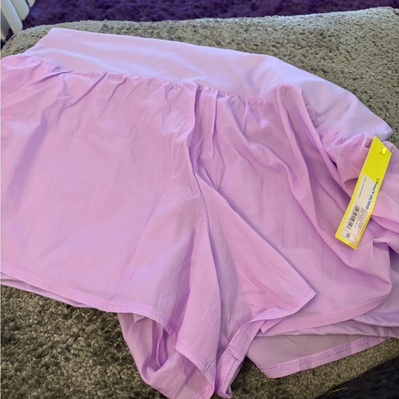 Light Purple Ruffled Shorts - Picture 4 of 4
